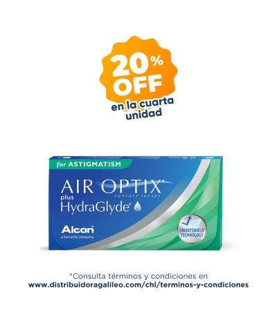 AIR OPTIX Plus HydraGlyde Astigmatismo