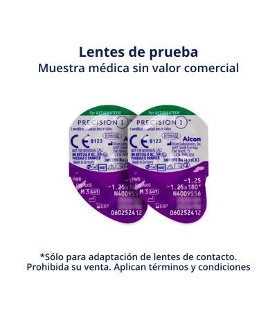 Lentes de prueba Precision 1 para astigmatismo
