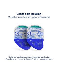 Lente de prueba AIR OPTIX Plus HydraGlyde Astigmatismo