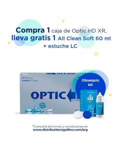 Lentes de contacto Optic HD XR| mipía-hepermetropía | mensual | Avizor