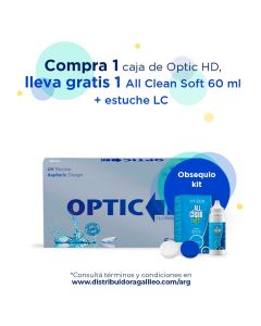 Lentes de contacto Optic | mipía-hepermetropía | mensual | Avizor