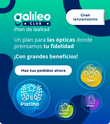 Galileo club - plan de lealtad, un plan para las ópticas dónde premiamos su fidelidad con grandes beneficios